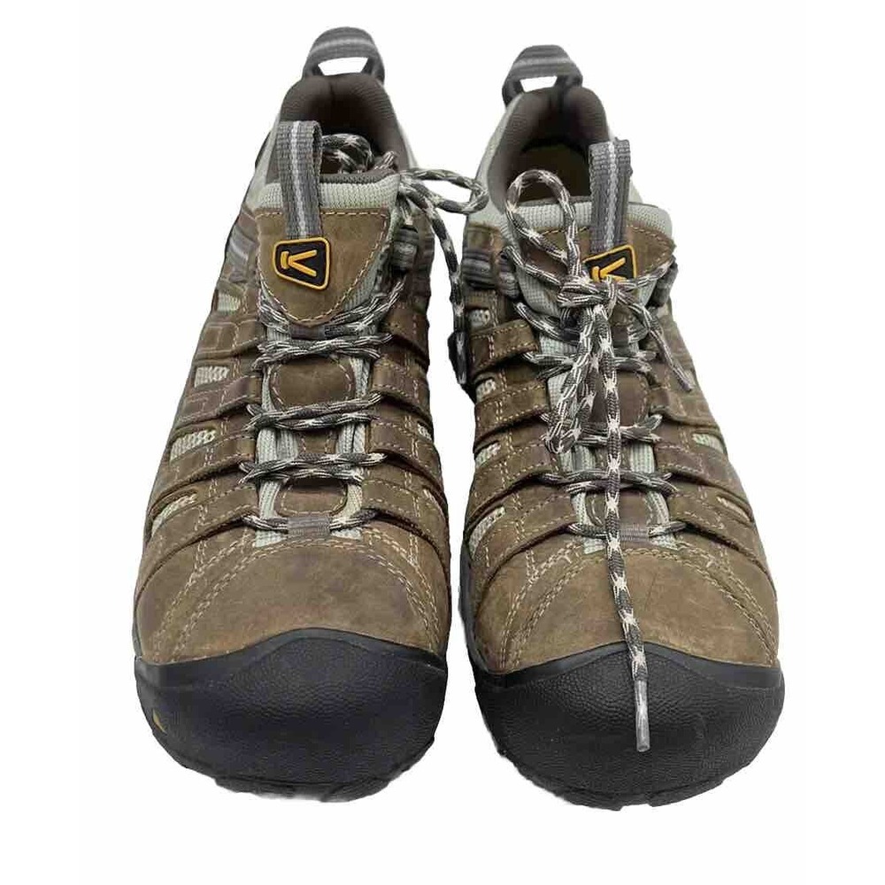 Keen Steel Toe Hiking Work Shoes ASTM F2413-10 Brown woman Size 10